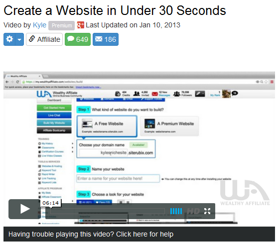 Build a Website in 30 Seconds
